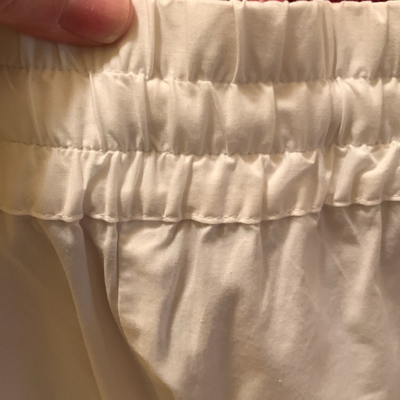 Stefanel WIDE-LEG - Trousers - drawstring - optical white - Picture 8 of 13